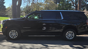 Chevrolet Suburban vineyard side view